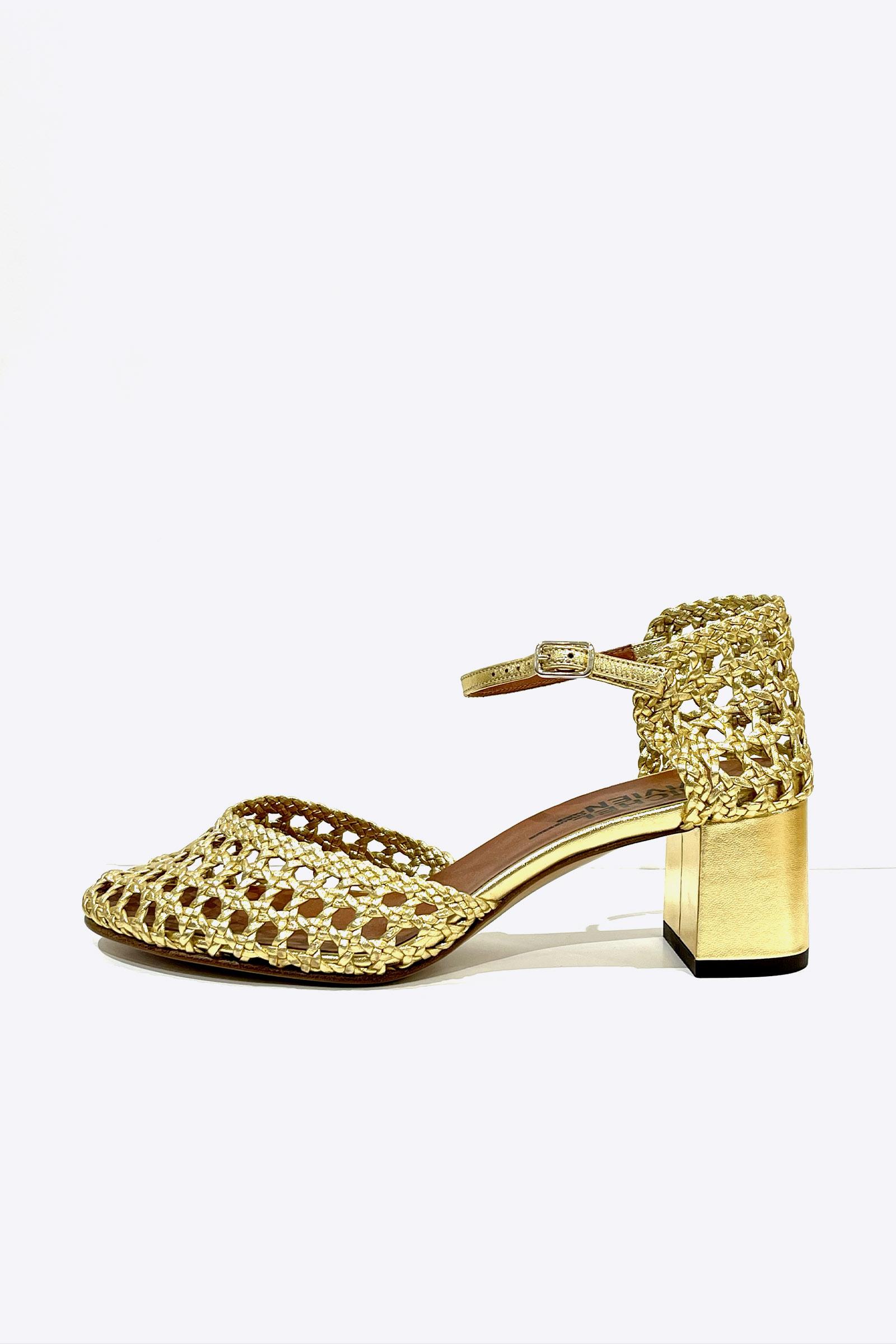 Michel Vivien Sandales PETRUS - Nappa Glomer Oro 