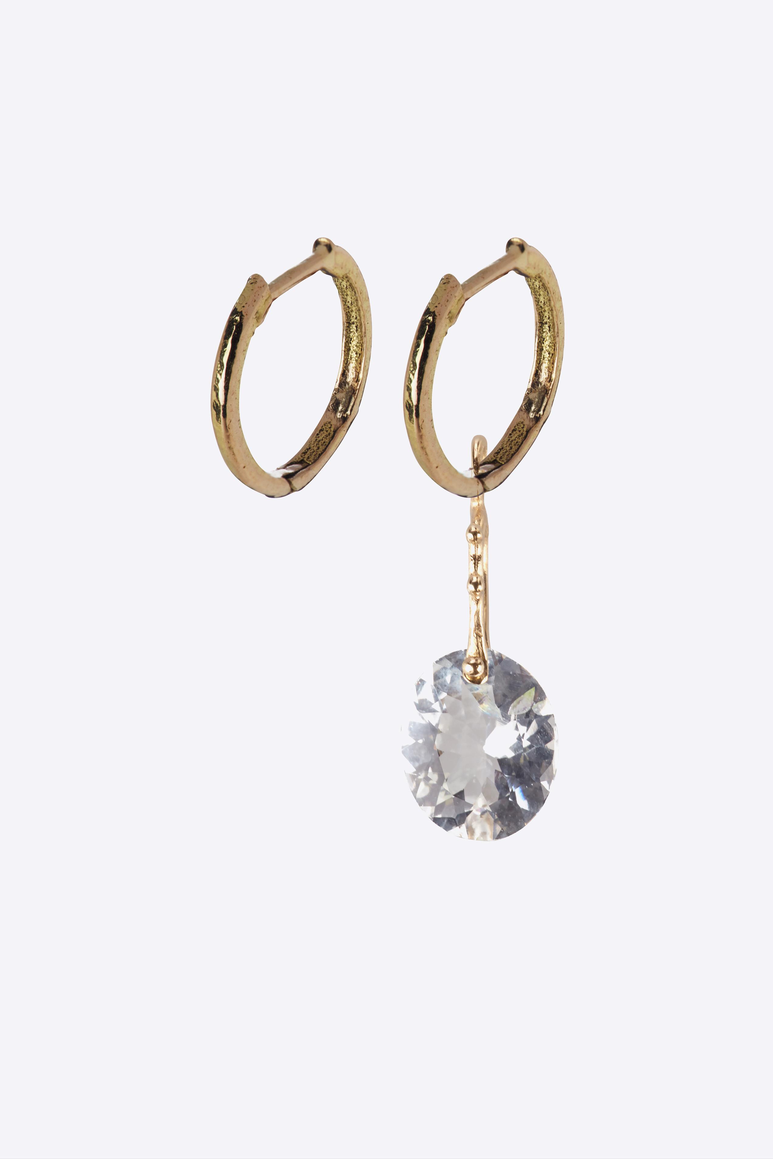 5 Octobre Pendentif Aigue-Marine Pendant - Or 14k 