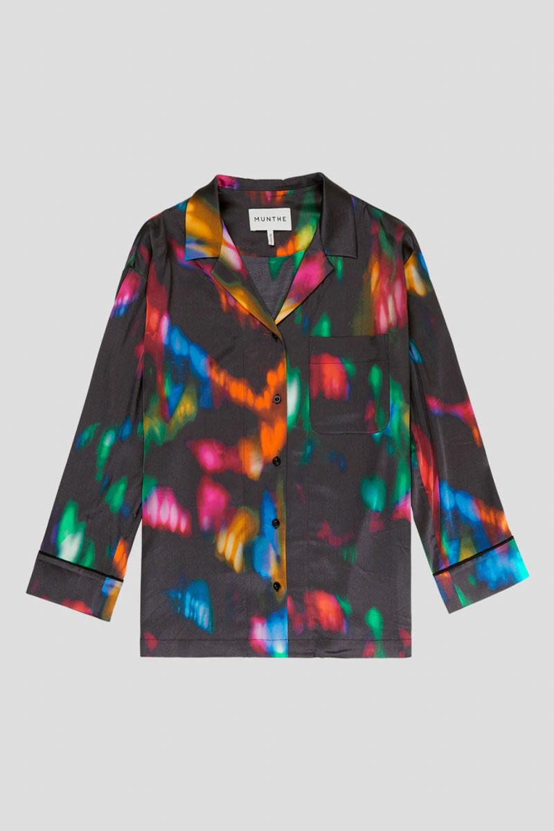 MUNTHE Blouse VIRTU - Black 