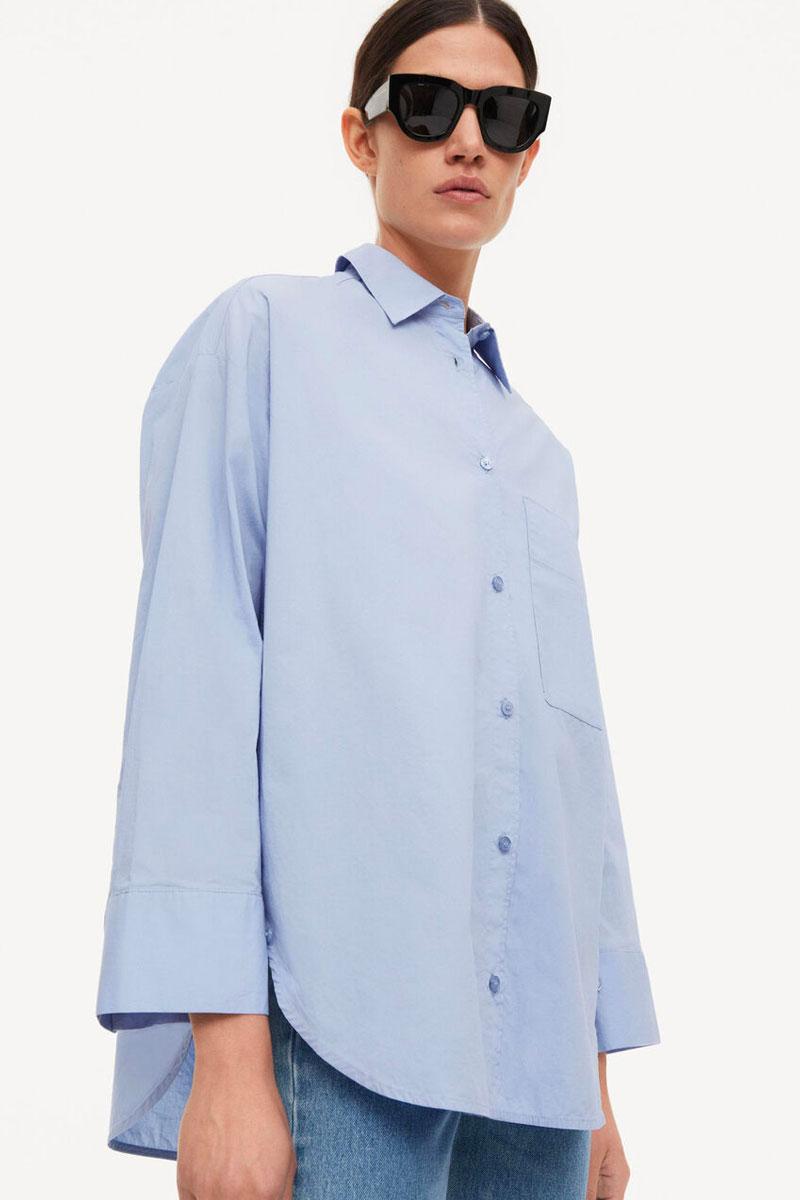 BY MALENE BIRGER Chemise DERRIS - Brunnera Blue 