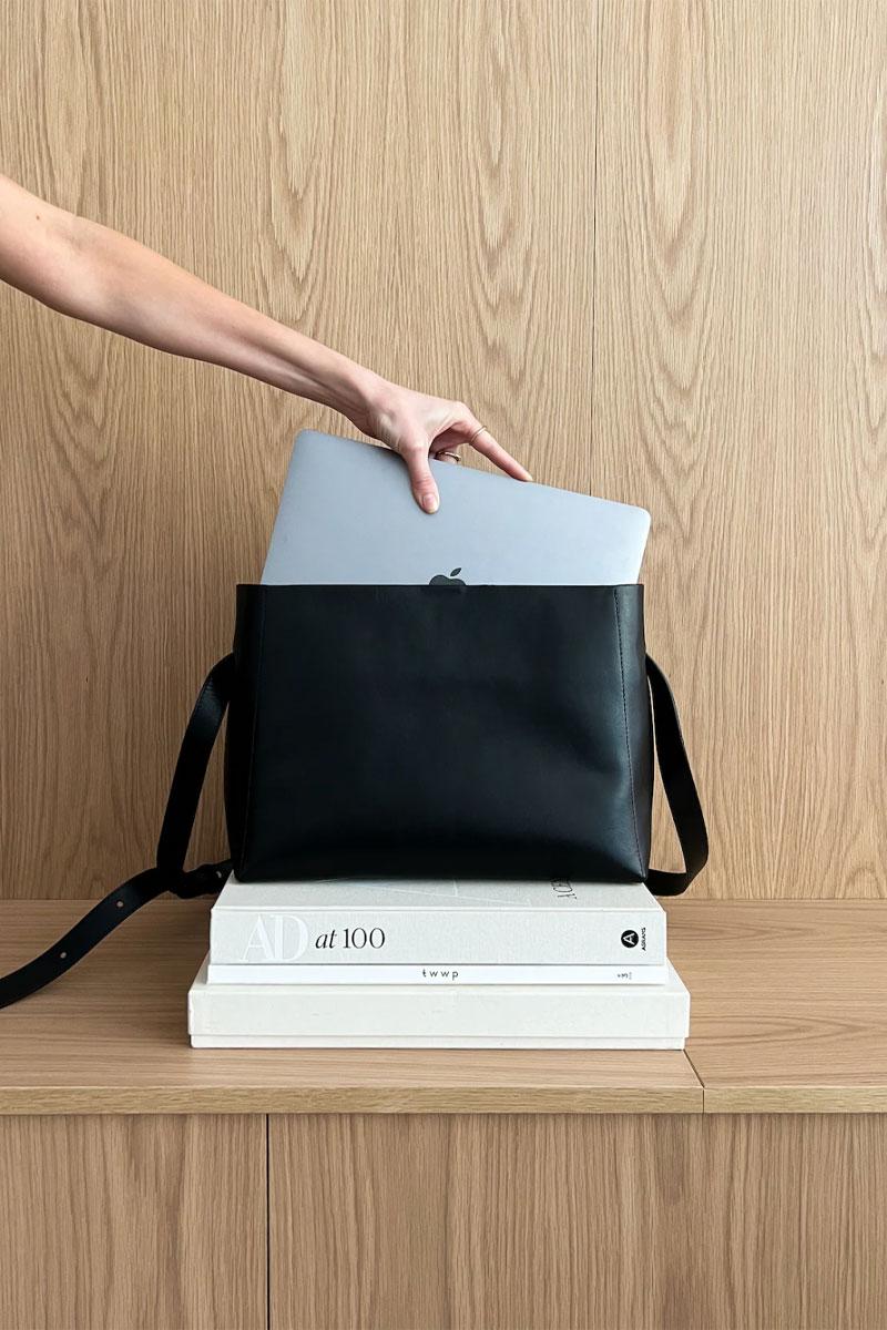 FLATTERED Sac HEDDA Grande Handbag - Black 