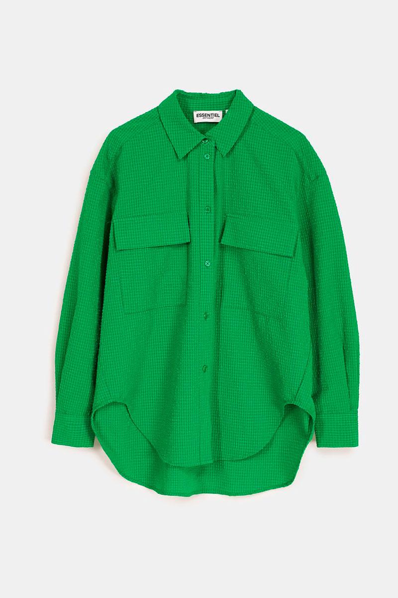 Essentiel Antwerp Chemise DOLIVIA Oversized shirt - Granny Smith 