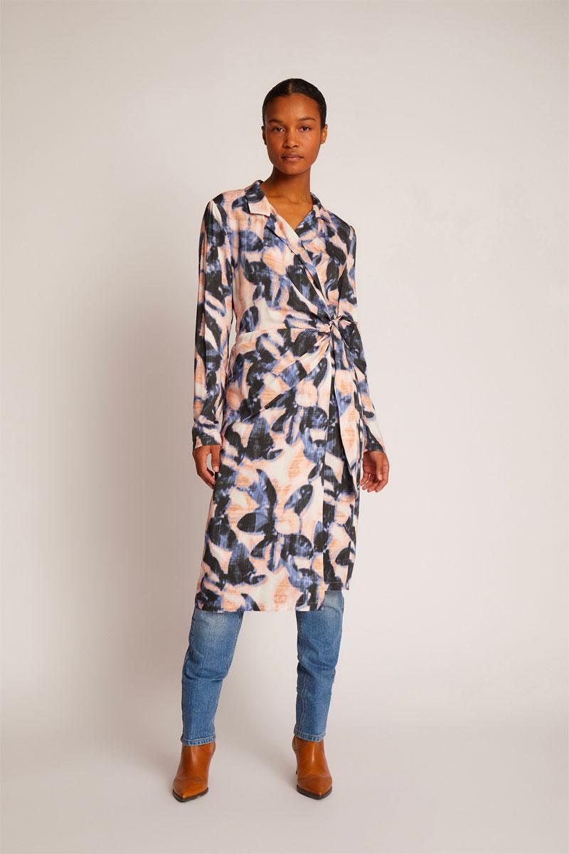 MUNTHE Robe TYSHA - PinkBlue 