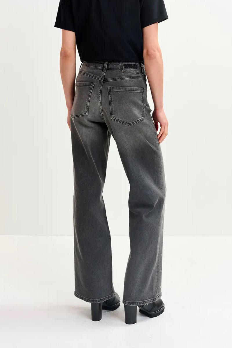 Essentiel Antwerp Jean GARMENT eyelet - Earl Grey 