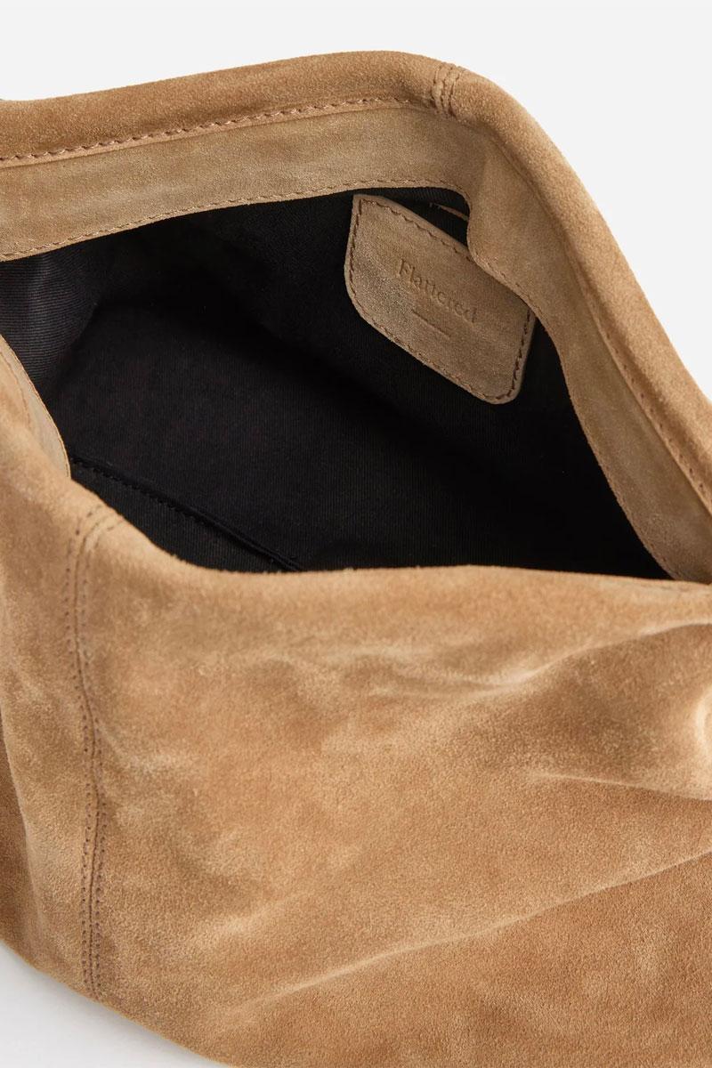 FLATTERED Pochette CLAY CLUTCH - Suede Sand 
