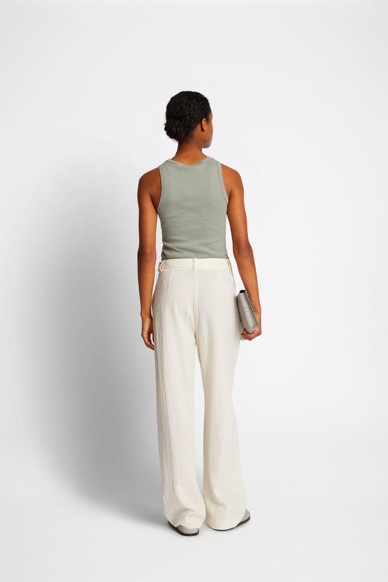 MUNTHE Pantalon FARRIS - Creme 