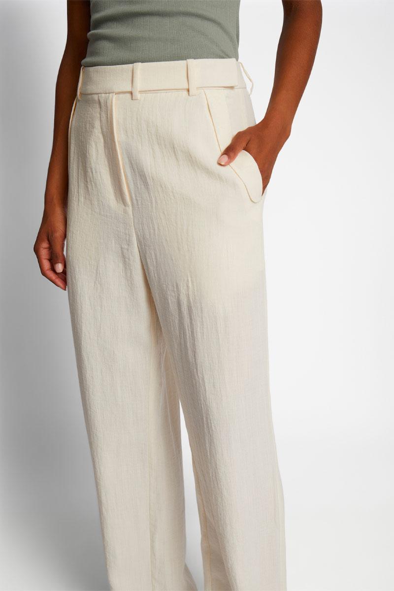 MUNTHE Pantalon FARRIS - Creme 