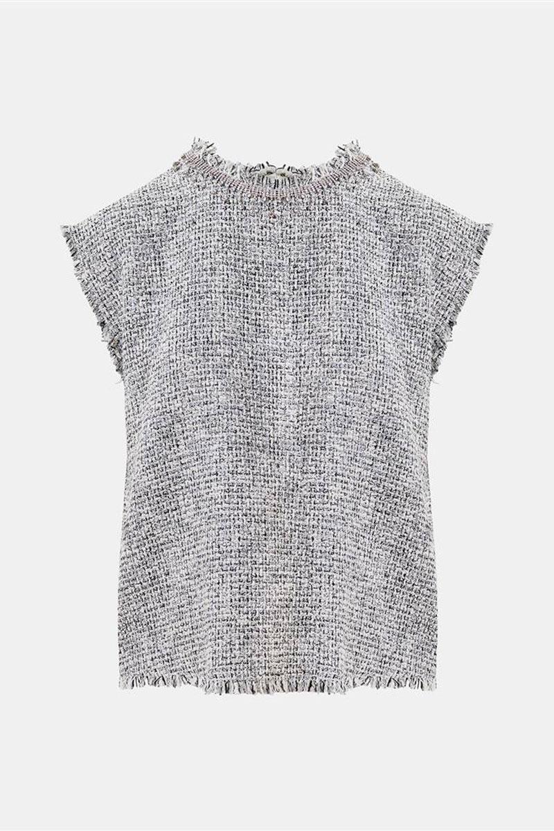 Essentiel Antwerp Top HONDURAS rhinestone - Combo Nimbus Cloud 