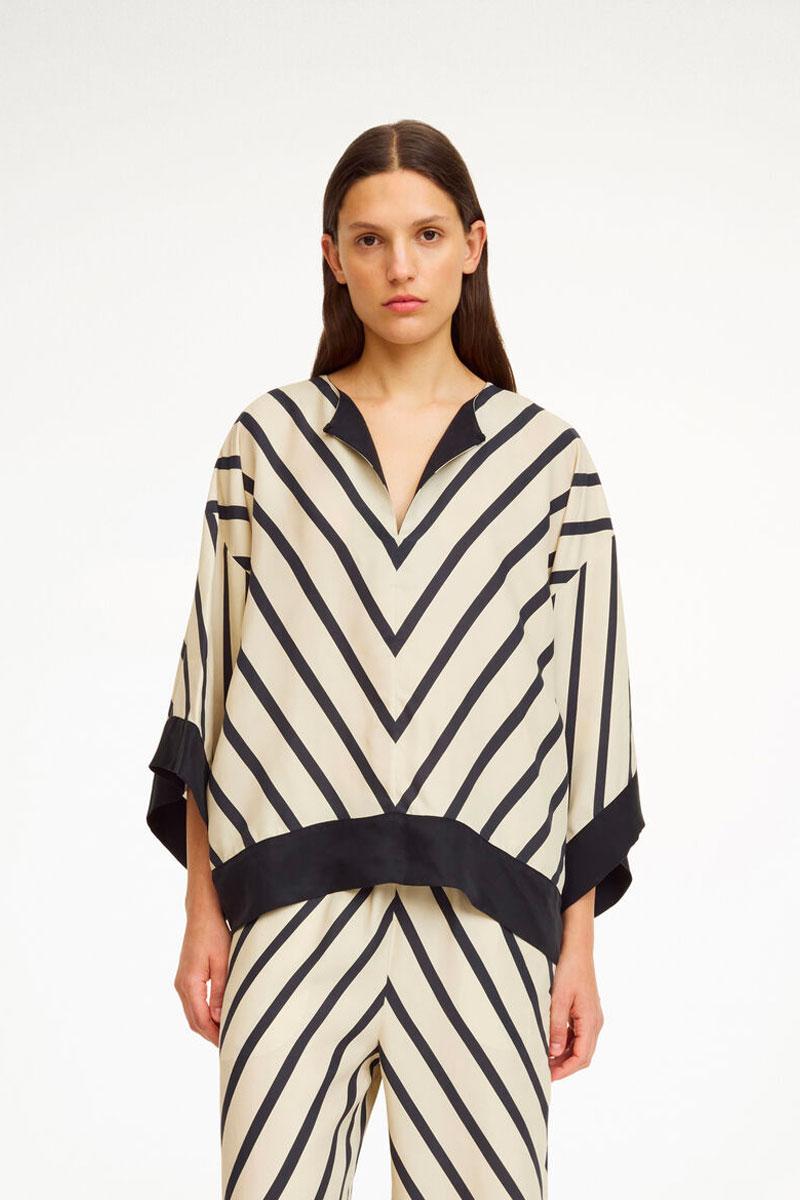 BY MALENE BIRGER Top CICIE - Diagonal Stripe 