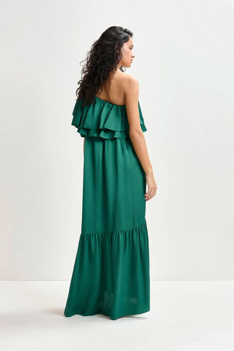 Essentiel Antwerp Robe HOENIX asymmetric dress - Madison Blue 