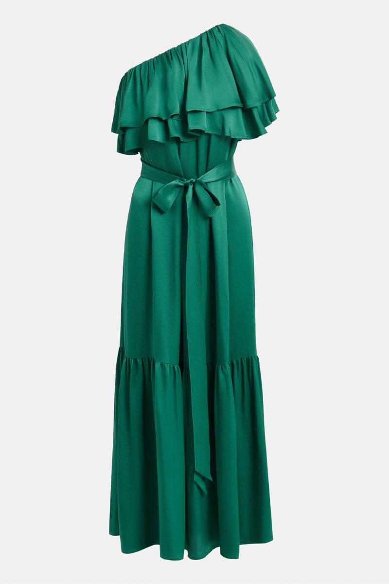 Essentiel Antwerp Robe HOENIX asymmetric dress - Madison Blue 
