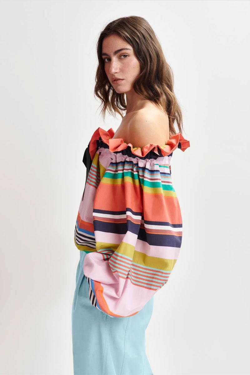 Essentiel Antwerp Top HOREGON - Combo Tutu Turquoise 