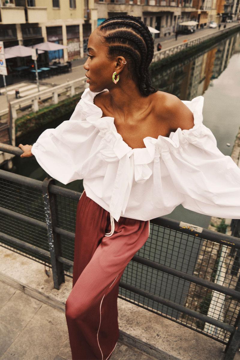 Essentiel Antwerp Top HAQUIRI - White 