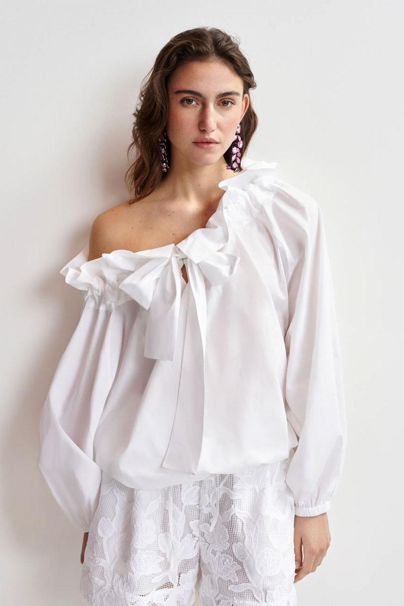 Essentiel Antwerp Top HAQUIRI - White 