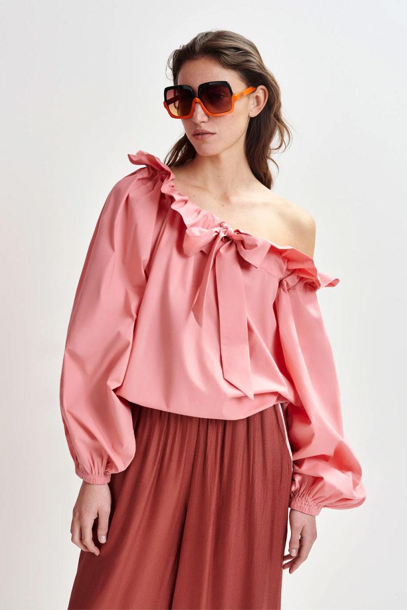 Essentiel Antwerp Top HAQUIRI - Pure Pink 