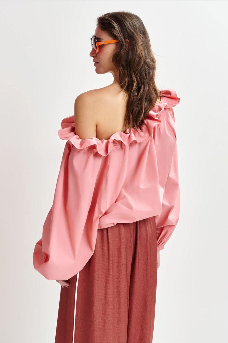 Essentiel Antwerp Top HAQUIRI - Pure Pink 