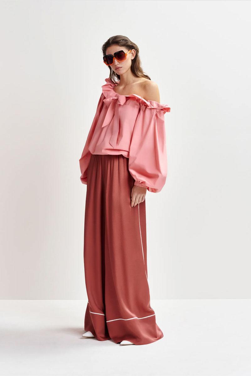 Essentiel Antwerp Top HAQUIRI - Pure Pink 