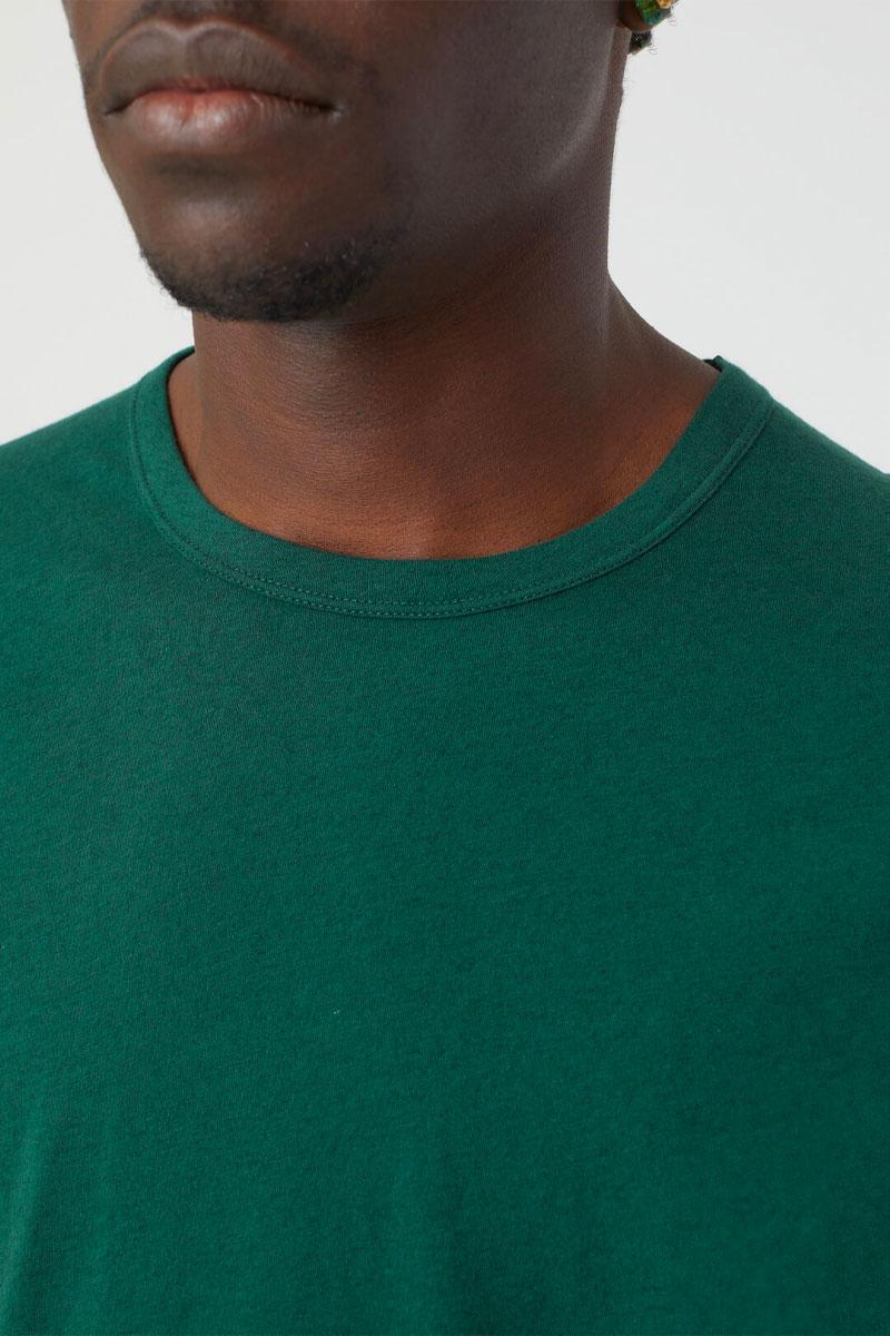 CLOSED MEN Cotton Cashmere Longsleeve - Fern Green  