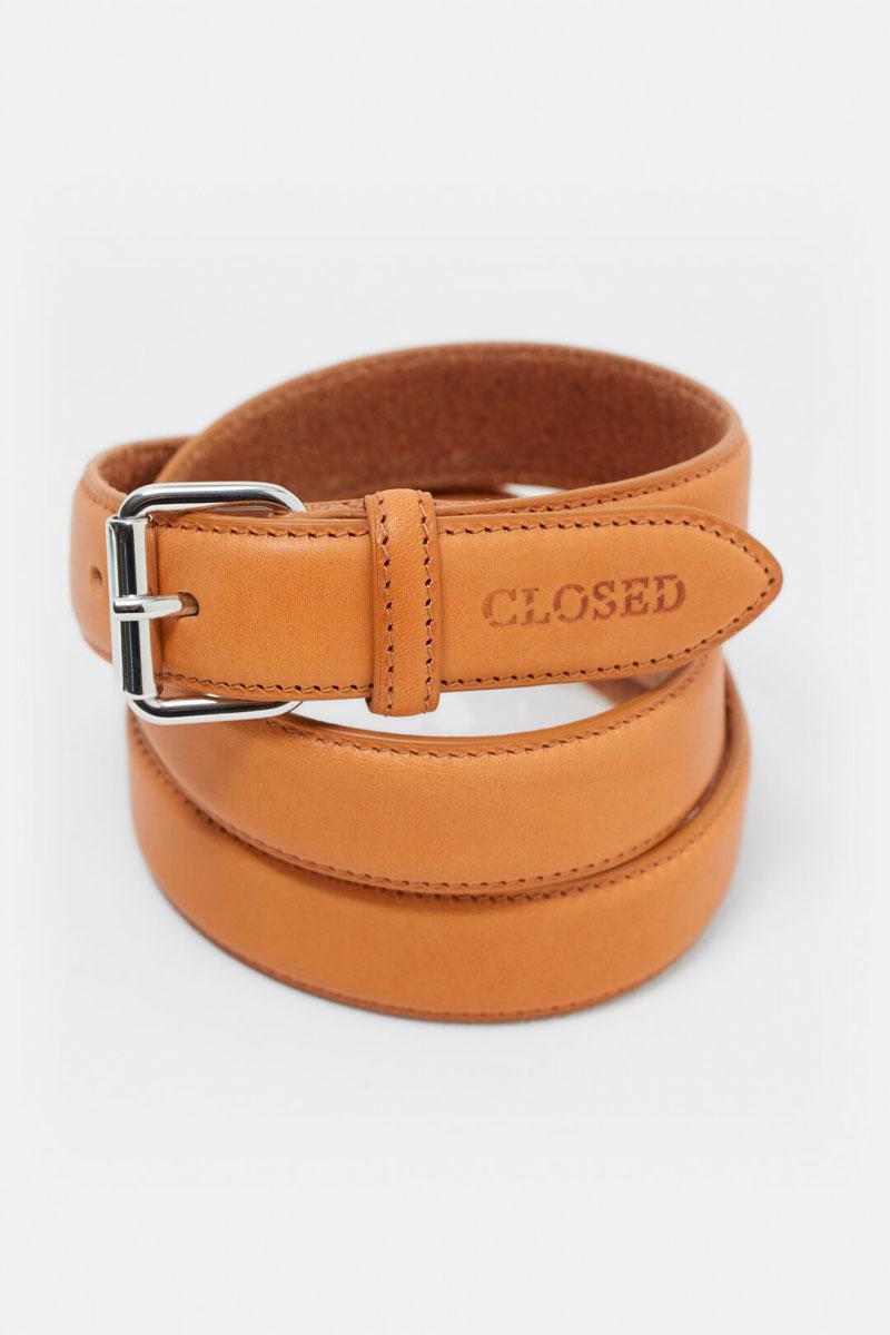 CLOSED MEN Belt - Cornelian Brown  