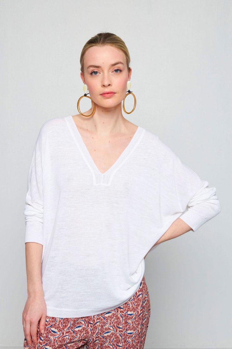 MAISON MONTAGUT T-Shirt BEJA - Ecru  