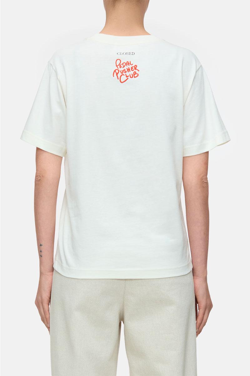 CLOSED Printed T-Shirt -Ivory 