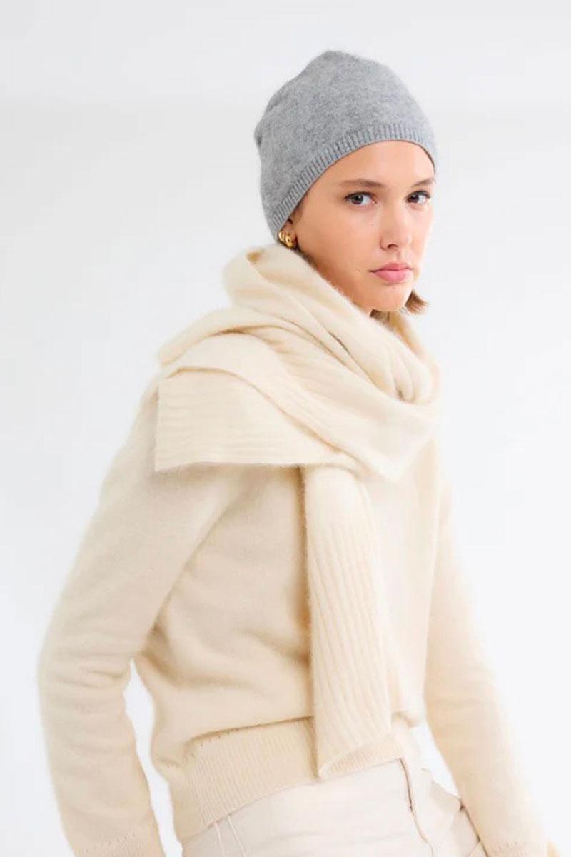 MAJESTIC FILATURES Echarpe Longue - Milk  