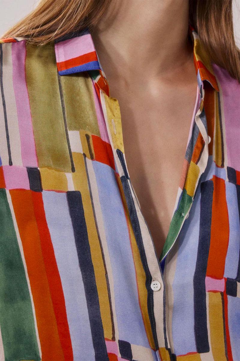 HARTFORD Chemise CORAZON - Multicolor  