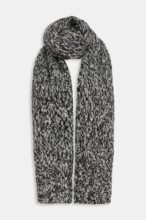 Essentiel Antwerp Echarpe GUMMY mix knitted Scarf - Combo Black 