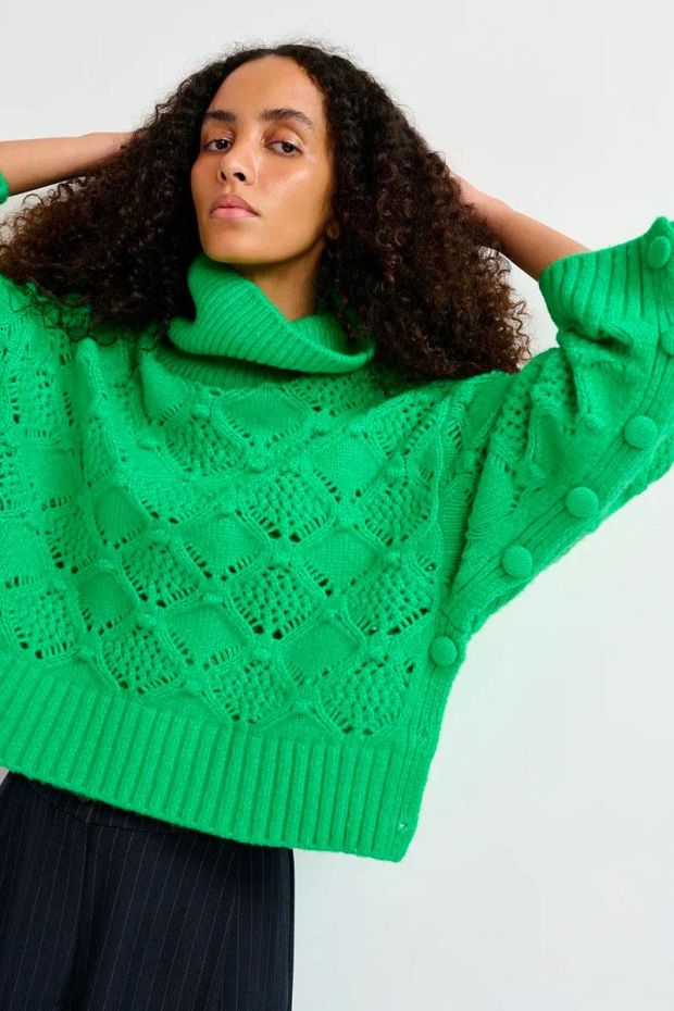 Essentiel Antwerp Pull GONESTO Fantasy Knitted pull - Hulk 