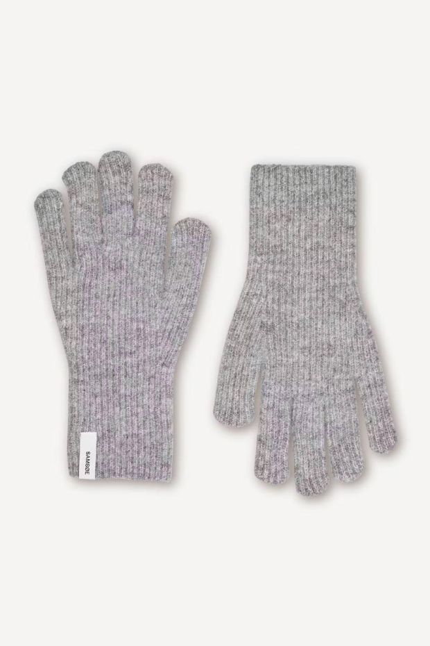 Samsoe Samsoe Gants NOR gloves 7355 - Grey Melange 