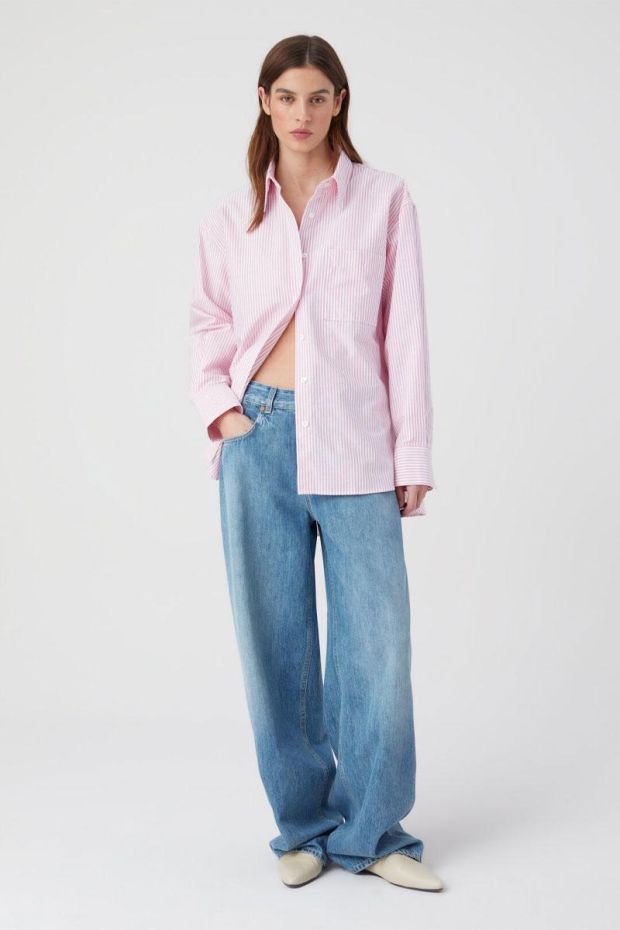 CLOSED Shirt with pocket - Light Orchid 