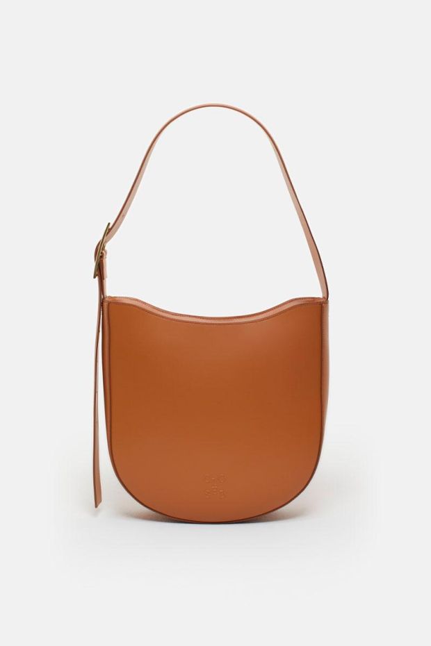 CLOSED Half round Bag M - Biscotti Brown 