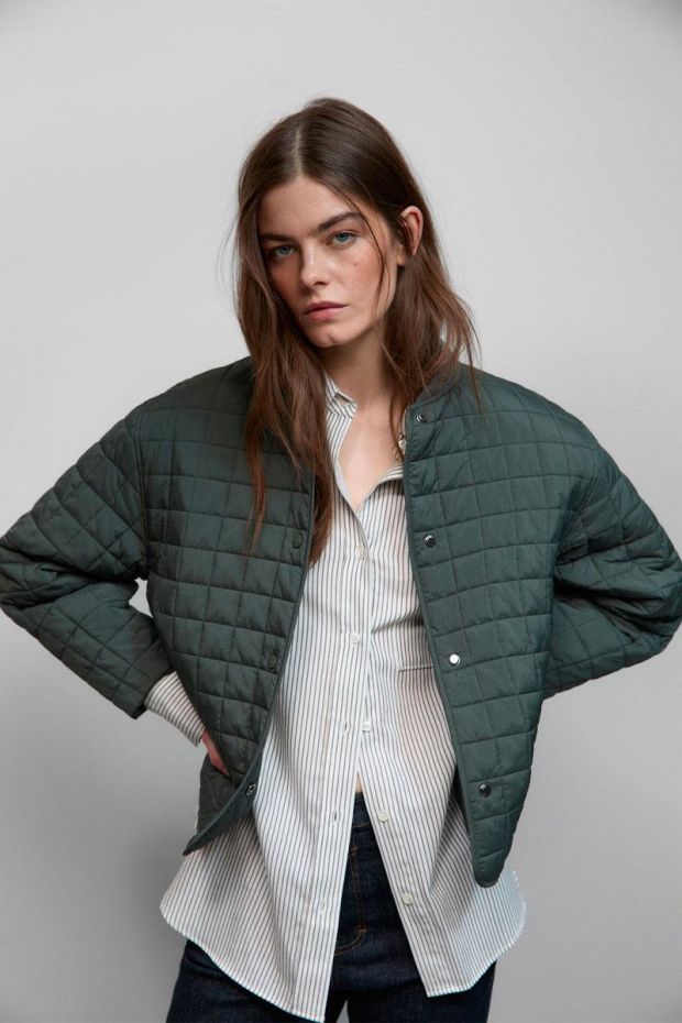 CLOSED QUILTED Jacket - Pini Green  