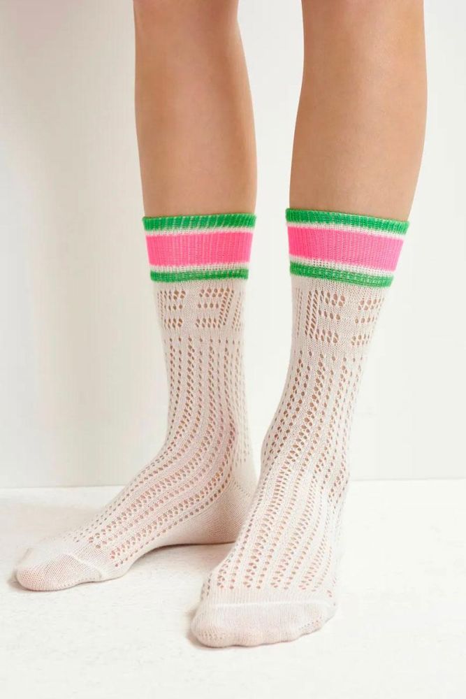 Produit Essentiel Antwerp Chaussettes HITALY sporty socks - Combo off White 