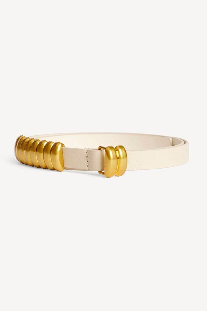 Produit BY MALENE BIRGER Ceinture OUNLO - Oyster Gray 