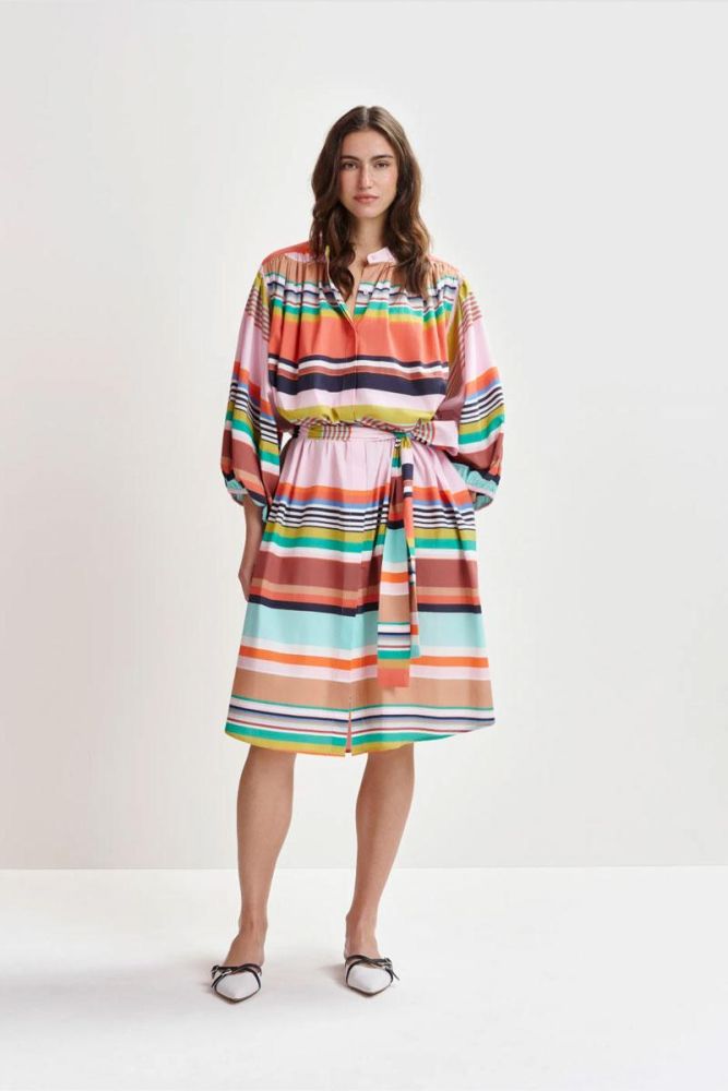 Produit Essentiel Antwerp Robe HOKLAHOMA oversized minidress - Combo Tutu Turquoise 